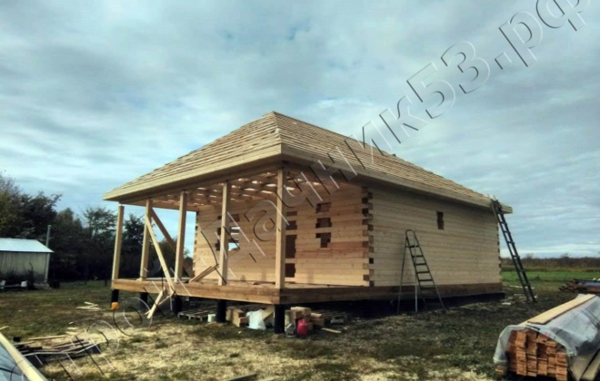 4 Брусовой дом 11×8, 88 м², Тульская область, Щёкинский район, Село Голощапово (10)